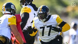 Steelers' Omar Khan Offers Definitive Answer On Where Broderick Jones Will Play In The Future (Steelers News). Photo by Abigail Dean / Pittsburgh Steelers